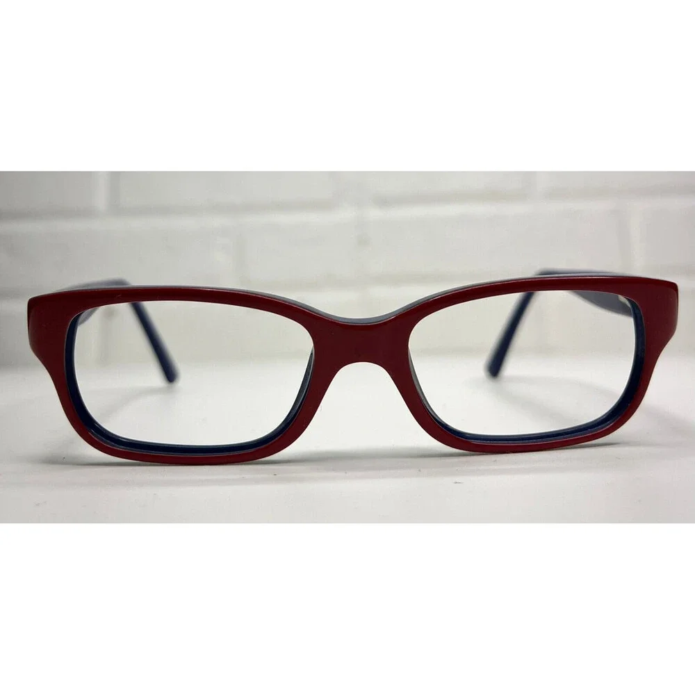 Ray-Ban Eyeglasses Frames RB1527 3577 Blue Red Rectangular 45-15-125 1135